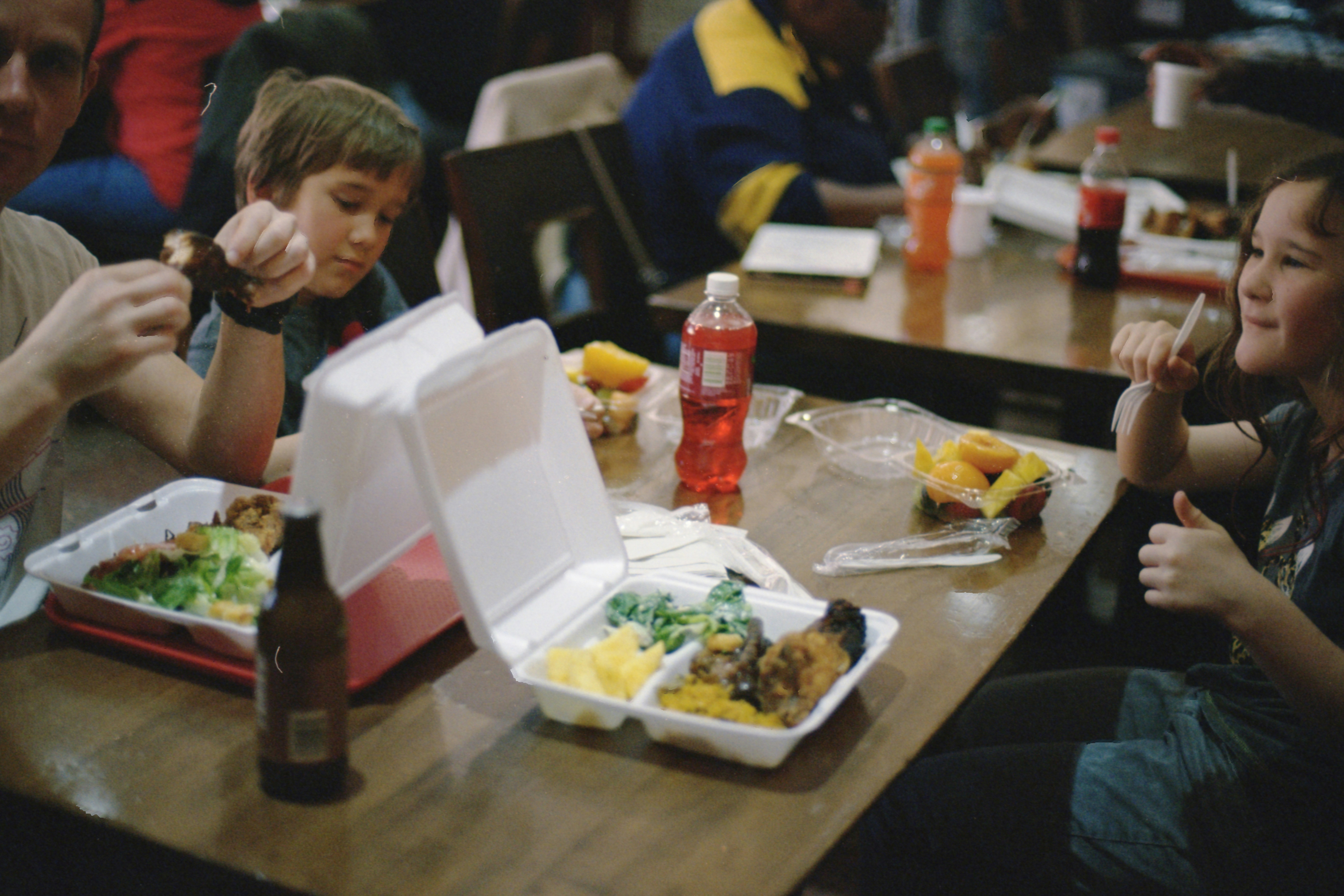 Children eating